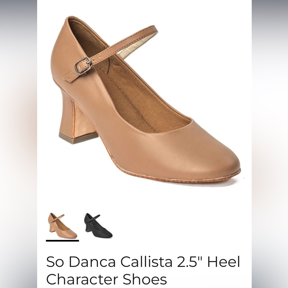 So Danca Callista 2.5" Heel Character Shoes size 9